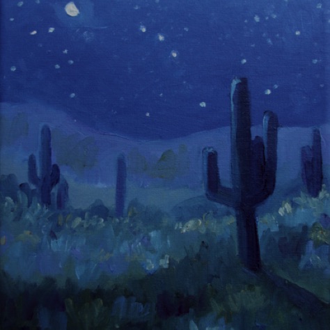 Desert Nocturne
Oil 8x10